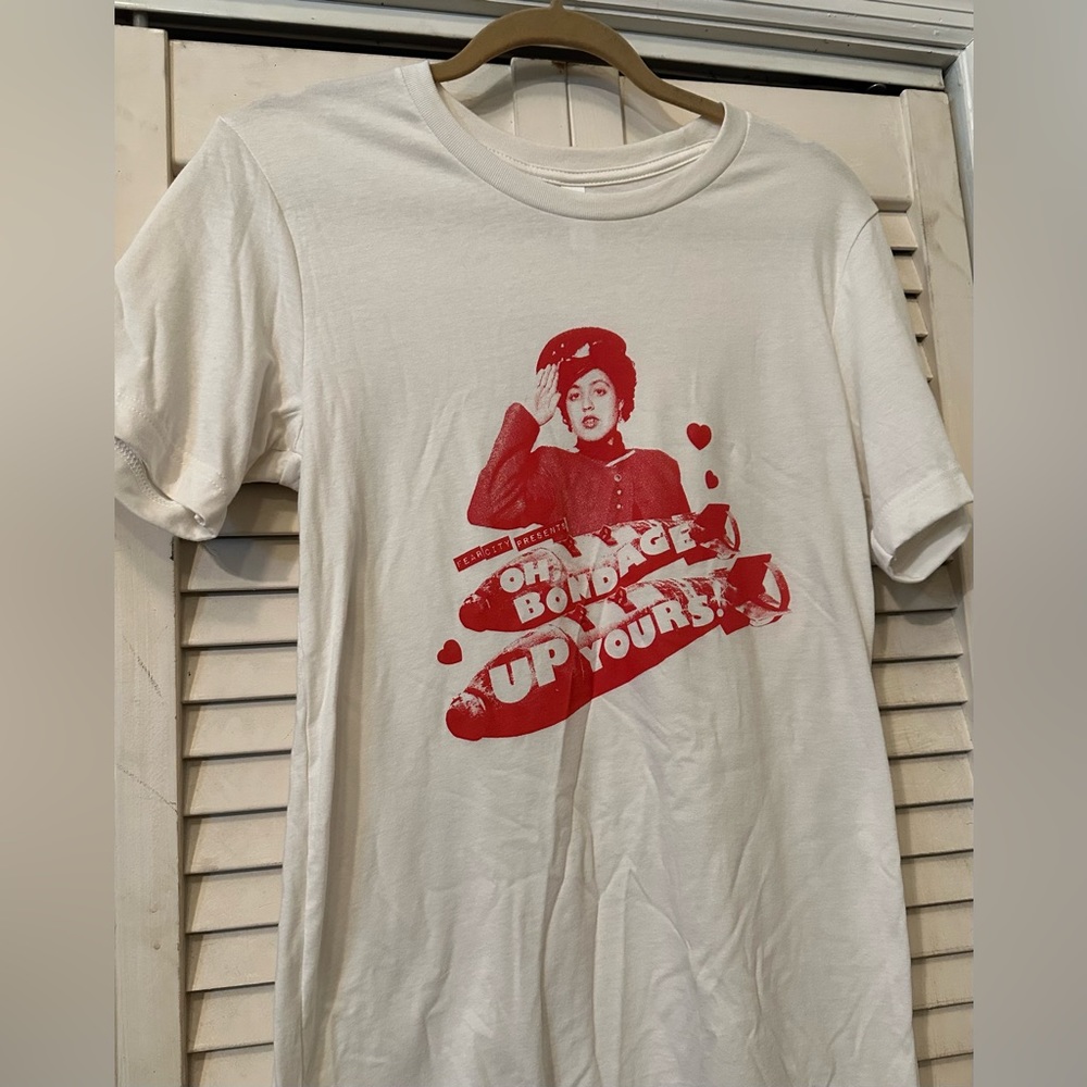 X-ray Spex Oh Bondage Up Yours Poly Styrene Tee Rare Unique